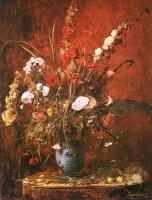 Munkacsy, Mihaly - Large Flower-piece